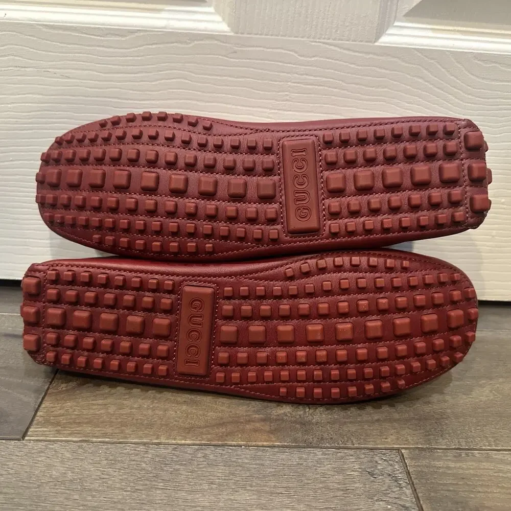 AUTHENTIC GUCCI INTERLOCKING G MOCCASINS LOAFERS 692379 GG 10 (fits USA sz 11)